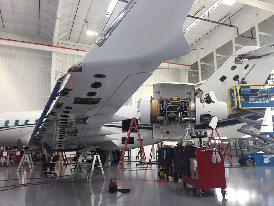 Global Express aircraft maintenance excellence